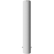 Barrier bollard | Steel tube  193 x 3.6 mm | stationary | for setting in concrete | hot-dip galvanized | total length: 1200 mm | with steel cap for bolting